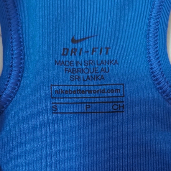 Nike Sports Bra, Color Blue, Size S - Picture 12 of 12